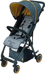 PASSEGGINO MANHATTAN 2.0 WINNIE THE POOH GRIGIO-GIALLO